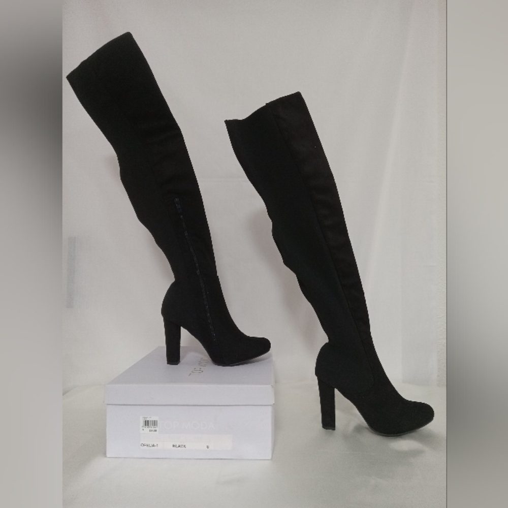 Top Moda - High Heel Boot - over the knee - Thigh High